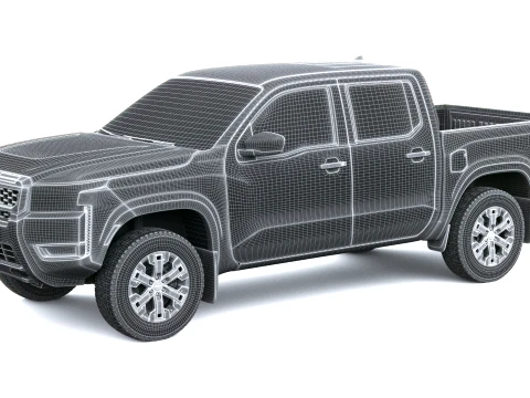 Nissan Frontier Sport Edition 2027 3D Model
