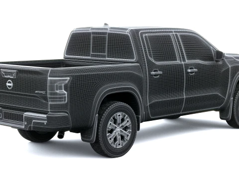 Nissan Frontier Sport Edition 2027 3D Model