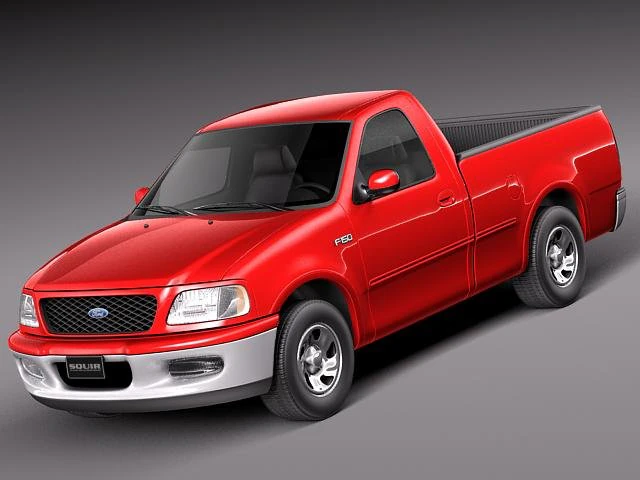 F-150 1997-2003 3D Model .c4d .max .obj .3ds .fbx .stl .blend 