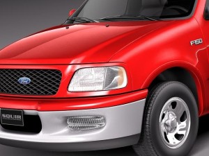 F-150 1997-2003 3D 模型