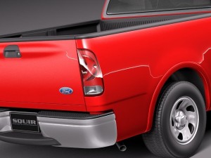 F-150 1997-2003 3D 模型