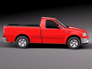 F-150 1997-2003 3D 模型