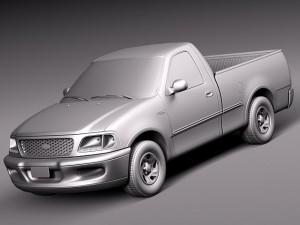 F-150 1997-2003 3D 模型