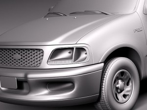 F-150 1997-2003 3D 模型
