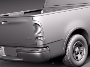 F-150 1997-2003 3D 模型