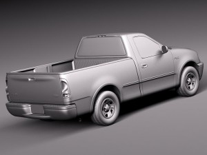 F-150 1997-2003 3D 模型