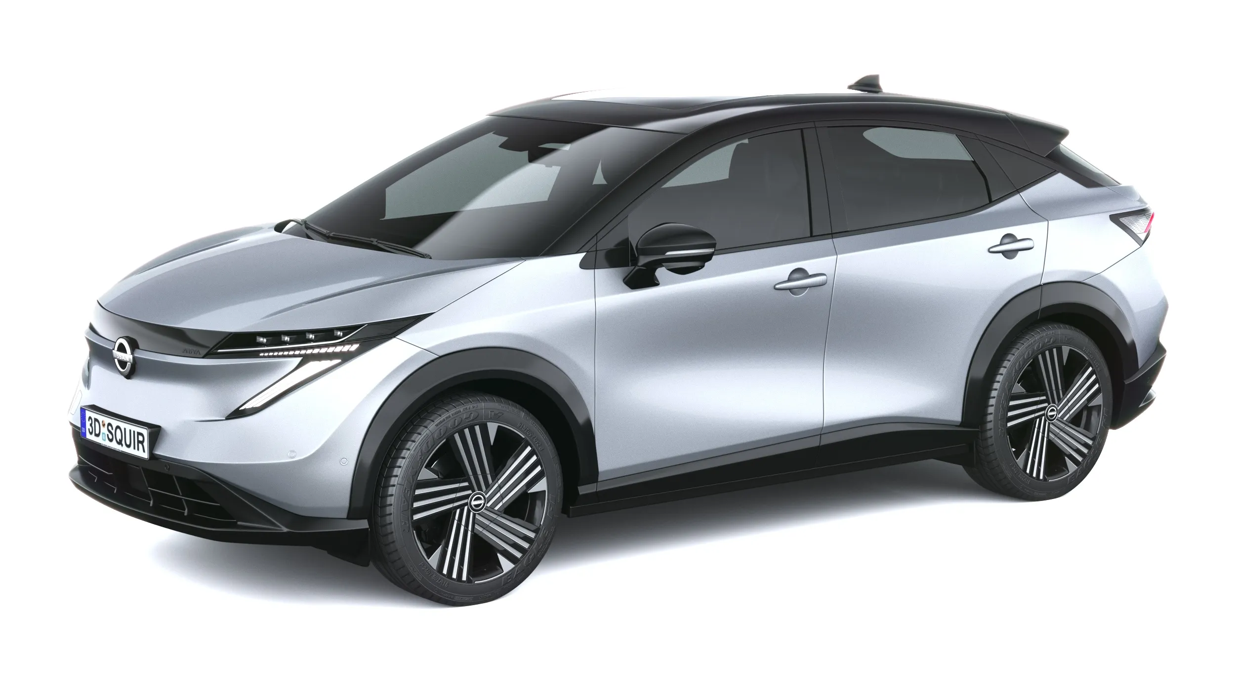 Nissan Ariya 2026 3D Model .c4d .max .obj .3ds .fbx .stl .blend