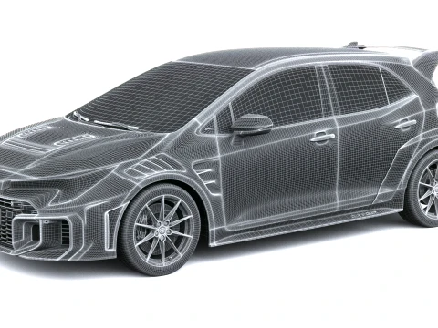 Toyota GRMN Corolla 2026 3D Model