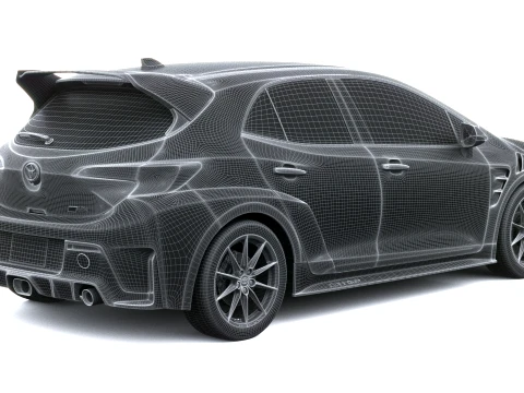 Toyota GRMN Corolla 2026 3D Model
