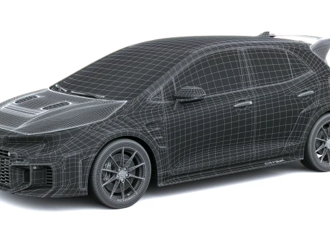 Toyota GRMN Corolla 2026 3D Model