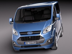Transit 2013 Passenger 3D Model