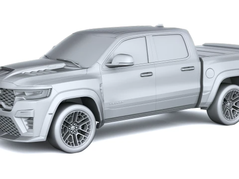 Ram 1500 Rumble Bee SRT 2027 3D Model