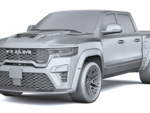 Ram 1500 Rumble Bee SRT 2027 3D Model