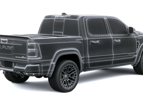 Ram 1500 Rumble Bee SRT 2027 3D Model