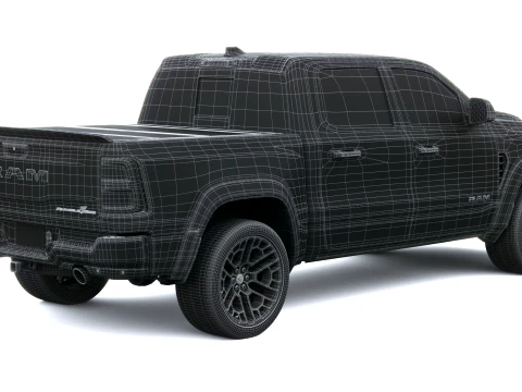 Ram 1500 Rumble Bee SRT 2027 3D Model