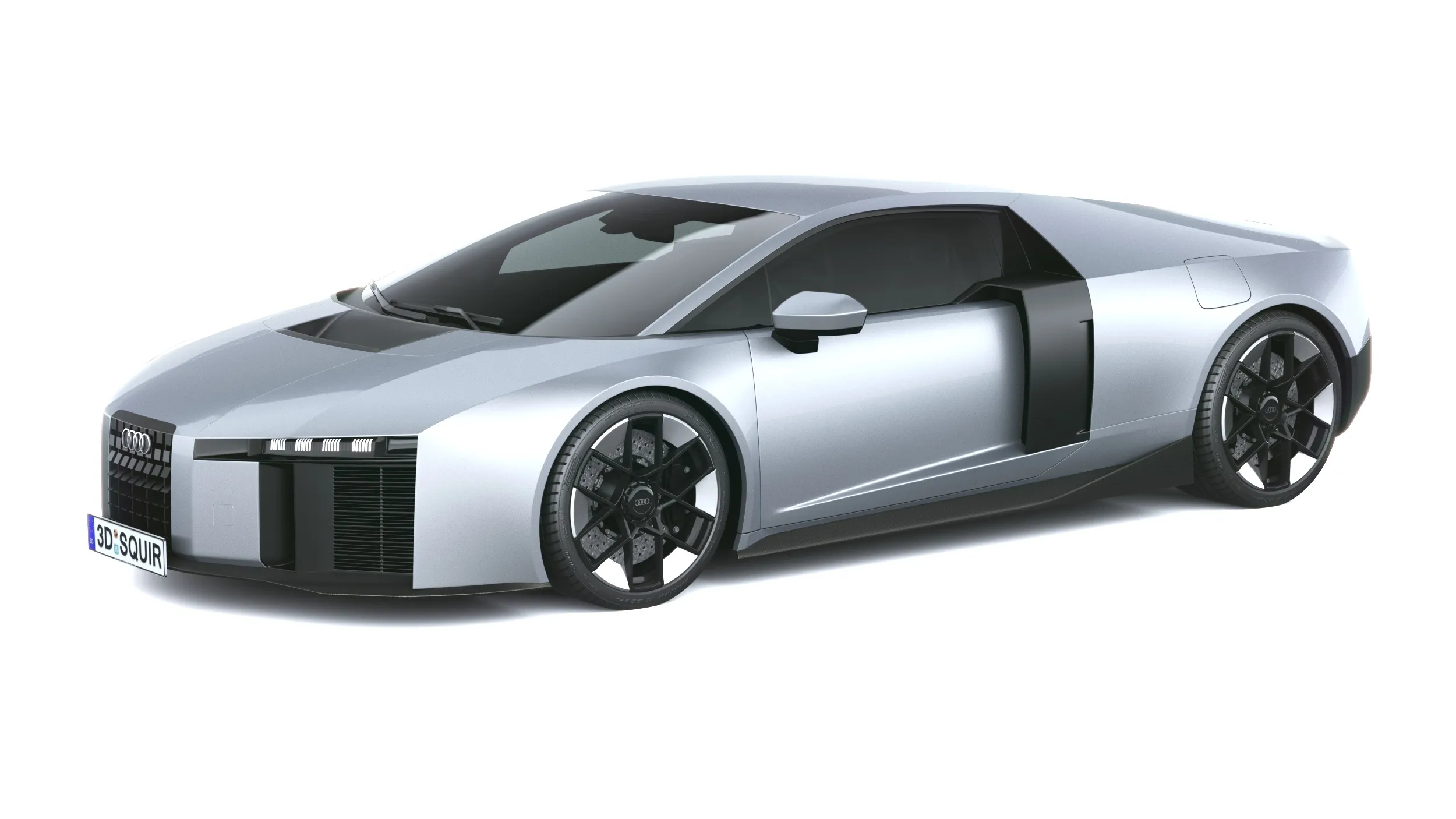 Audi Nuvolari 2028 3D Model .c4d .max .obj .3ds .fbx .stl .blend 