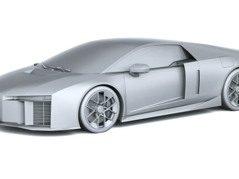 Audi Nuvolari 2028 3D Model