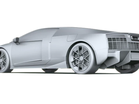 Audi Nuvolari 2028 3D Model