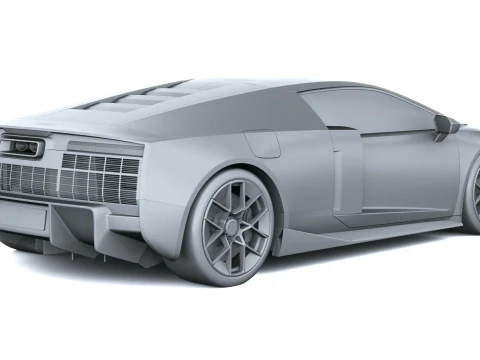 Audi Nuvolari 2028 3D Model