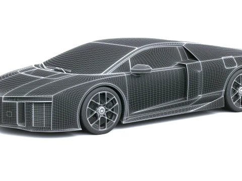 Audi Nuvolari 2028 3D Model