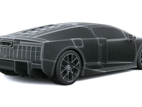 Audi Nuvolari 2028 3D Model