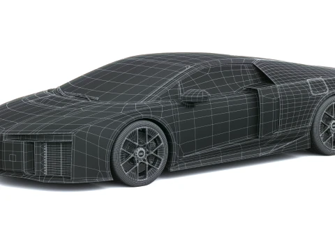 Audi Nuvolari 2028 3D Model