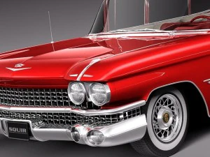 Cadillac Fleetwood 75 Station Wagon 1959 3D Model