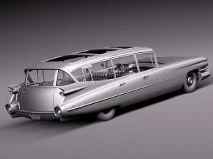 Cadillac Fleetwood 75 Station Wagon 1959 Model 3D