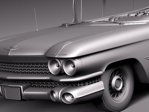 Cadillac Fleetwood 75 Station Wagon 1959 Model 3D