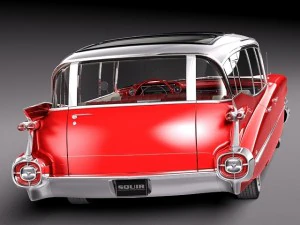 Cadillac Fleetwood 75 Station Wagon 1959 3D Model