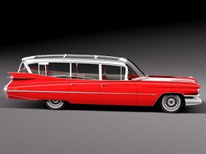 Cadillac Fleetwood 75 Station Wagon 1959 Model 3D