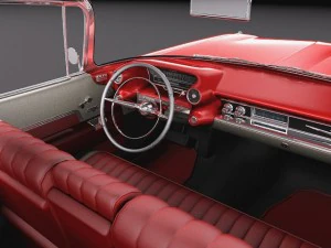 Cadillac Fleetwood 75 Station Wagon 1959 3D Model