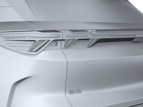 Baic Arcfox Alpha T5 2026 3D Model