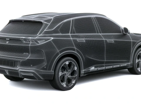 Baic Arcfox Alpha T5 2026 3D Model