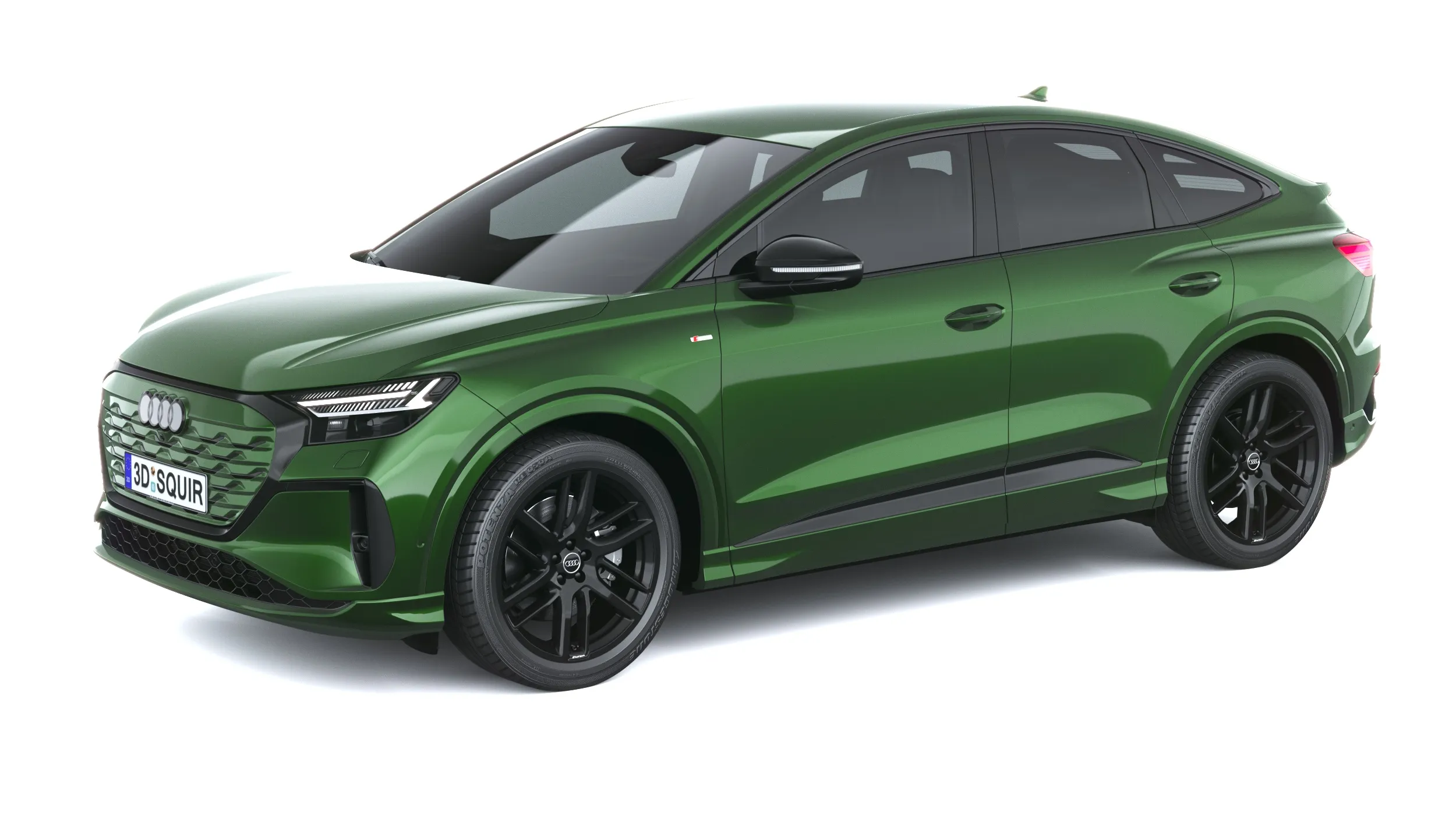 Audi Q4 Sportback E-Tron S-Line 2027 Modelo 3D .c4d .max .obj .3ds .fbx .stl .blend 