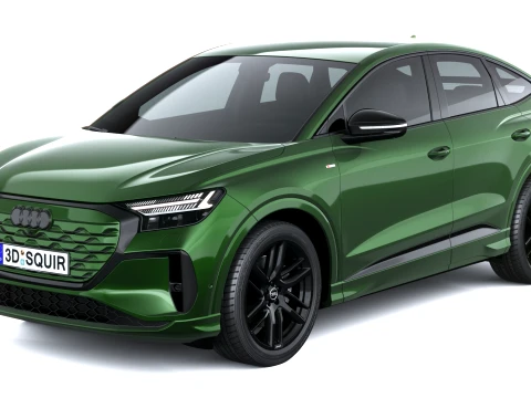 Audi Q4 Sportback E-Tron S-Line 2027 Modelo 3D