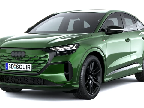 Audi Q4 Sportback E-Tron S-Line 2027 Modelo 3D
