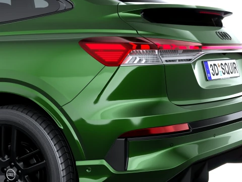 Audi Q4 Sportback E-Tron S-Line 2027 Modelo 3D