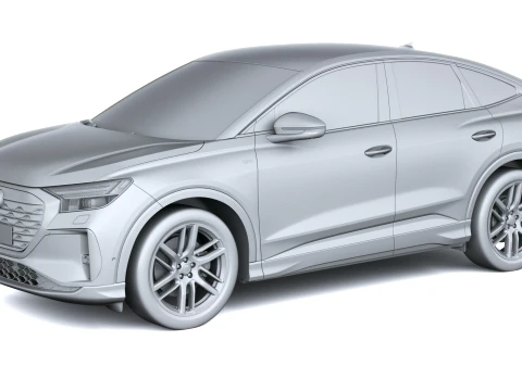 Audi Q4 Sportback E-Tron S-Line 2027 Modelo 3D