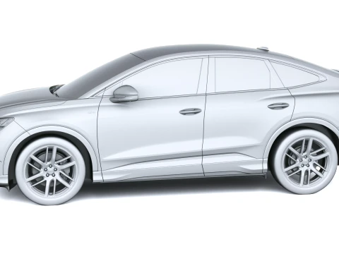 Audi Q4 Sportback E-Tron S-Line 2027 Modelo 3D