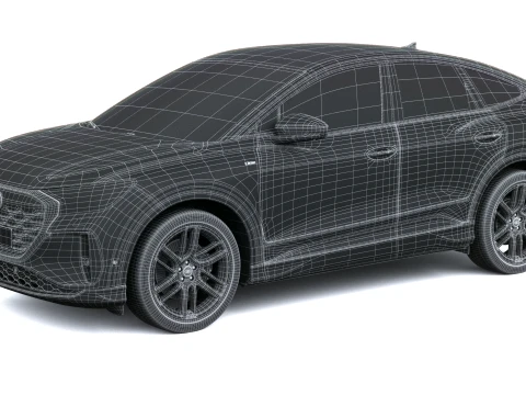 Audi Q4 Sportback E-Tron S-Line 2027 Modelo 3D