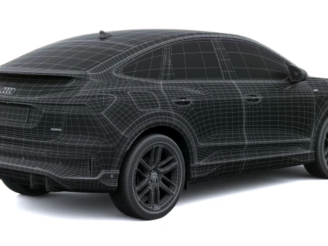 Audi Q4 Sportback E-Tron S-Line 2027 Modelo 3D