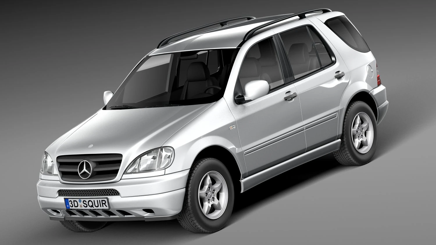 Mercedes-Benz Clase M W163 1997-2005 Modelo 3D .c4d .max .obj .3ds .fbx .stl .blend 