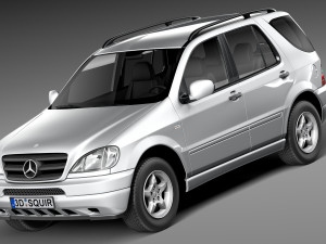 Mercedes-Benz M-class W163 1997-2005 3D Модель