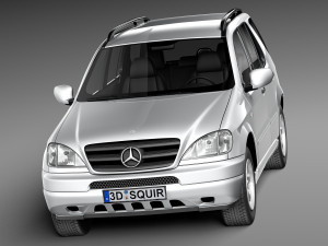 Mercedes-Benz M-class W163 1997-2005 Modelo 3D