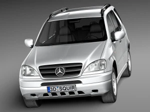 Mercedes-Benz Clase M W163 1997-2005 Modelo 3D