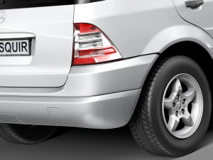 Mercedes-Benz Clase M W163 1997-2005 Modelo 3D