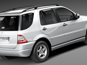 Mercedes-Benz M-class W163 1997-2005 Modelo 3D