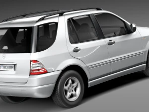 Mercedes-Benz Clase M W163 1997-2005 Modelo 3D