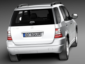 Mercedes-Benz M-class W163 1997-2005 Modelo 3D